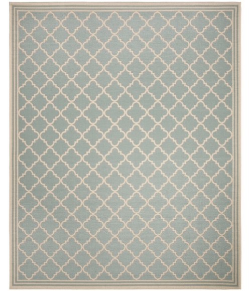 Safavieh Beach House BHS121 Aqua / Cream 8' X 10' Rectangle Area Rug
