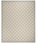 Safavieh Beach House BHS121 Cream / Aqua 9' X 12' Rectangle Area Rug