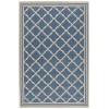 Safavieh Beach House BHS121 Blue / Creme 3' X 5' Rectangle Area Rug