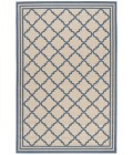 Safavieh Beach House BHS121 Cream / Blue 3' X 5' Rectangle Area Rug