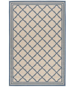 Safavieh Beach House BHS121 Cream / Blue 3' X 5' Rectangle Area Rug