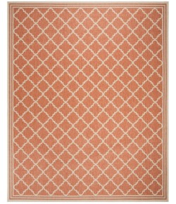 Safavieh Beach House BHS121 Rust / Creme 9' X 12' Rectangle Area Rug