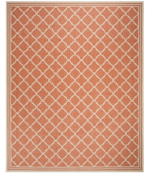 Safavieh Beach House BHS121 Rust / Creme 9' X 12' Rectangle Area Rug