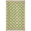 Safavieh Beach House BHS121 Olive / Cream 6'-7" X 9'-2" Rectangle Area Rug