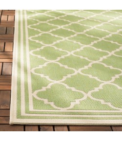 Safavieh Beach House BHS121 Olive / Cream 6'-7" X 9'-2" Rectangle Area Rug