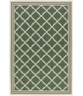 Safavieh Beach House BHS121 Green / Creme 4' X 6' Rectangle Area Rug