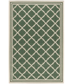 Safavieh Beach House BHS121 Green / Creme 4' X 6' Rectangle Area Rug