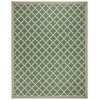 Safavieh Beach House BHS121 Green / Creme 9' X 12' Rectangle Area Rug