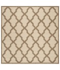 Safavieh Beach House BHS122 Cream / Beige 6'-7" X 6'-7" Square Area Rug