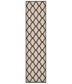 Safavieh Beach House BHS122 Creme / Brown 2'-2" X 8' Runner Area Rug