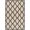 Safavieh Beach House BHS122 Creme / Brown 5'-3" X 7'-6" Rectangle Area Rug