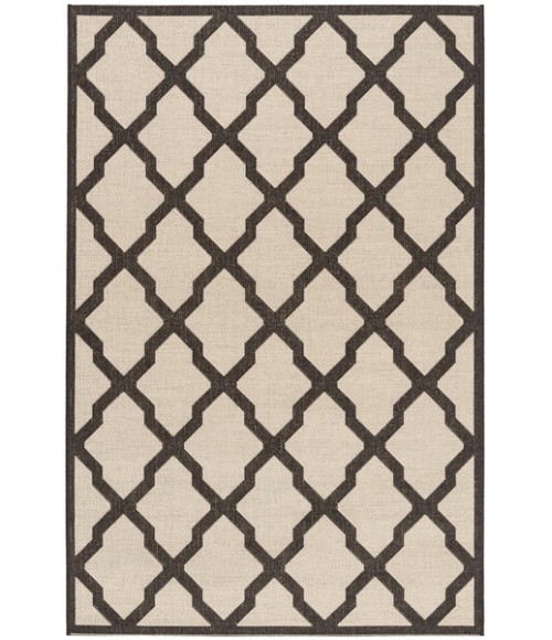 Safavieh Beach House BHS122 Creme / Brown 4' X 6' Rectangle Area Rug