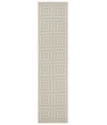 Safavieh Beach House BHS123 Cream / Aqua 2'-2" X 8' Runner Area Rug