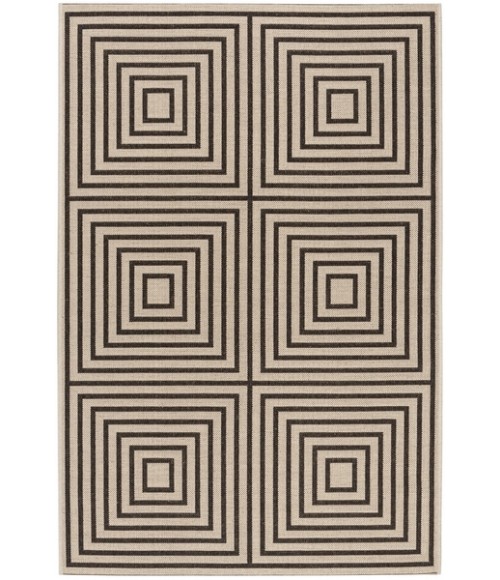 Safavieh Beach House BHS123 Creme / Brown 6'-7" X 9'-2" Rectangle Area Rug