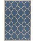Safavieh Beach House BHS125 Blue / Creme 6'-7" X 9'-2" Rectangle Area Rug