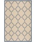 Safavieh Beach House BHS125 Cream / Blue 4' X 6' Rectangle Area Rug