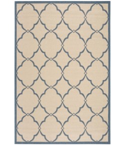 Safavieh Beach House BHS125 Cream / Blue 4' X 6' Rectangle Area Rug