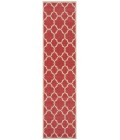 Safavieh Beach House BHS125 Red / Creme 2'-2" X 10' Runner Area Rug