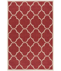 Safavieh Beach House BHS125 Red / Creme 3' X 5' Rectangle Area Rug