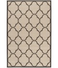 Safavieh Beach House BHS125 Creme / Brown 6'-7" X 6'-7" Round Area Rug