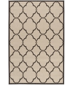 Safavieh Beach House BHS125 Creme / Brown 6'-7" X 6'-7" Round Area Rug