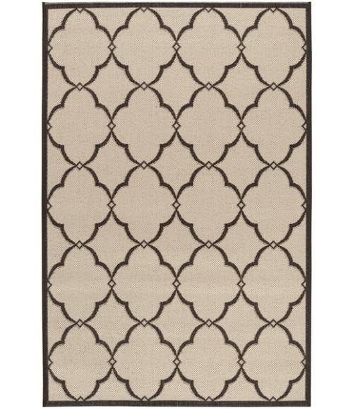 Safavieh Beach House BHS125 Creme / Brown 6'-7" X 6'-7" Round Area Rug