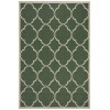 Safavieh Beach House BHS125 Green / Creme 6'-7" X 9'-2" Rectangle Area Rug
