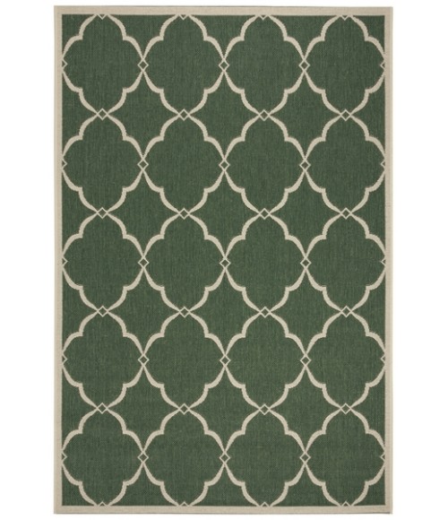 Safavieh Beach House BHS125 Green / Creme 8' X 10' Rectangle Area Rug