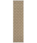Safavieh Beach House BHS127 Beige / Cream 2'-2" X 8' Runner Area Rug