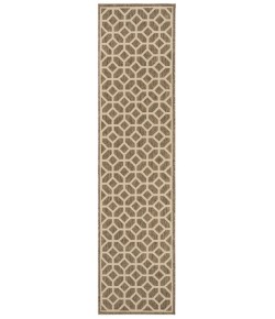 Safavieh Beach House BHS127 Beige / Cream 2'-2" X 8' Runner Area Rug