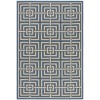 Safavieh Beach House BHS128 Blue / Creme 6'-7" X 9'-2" Rectangle Area Rug