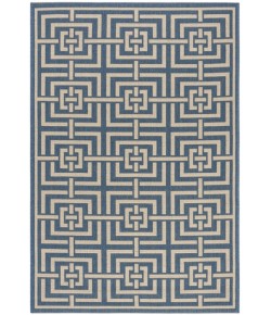 Safavieh Beach House BHS128 Blue / Creme 3' X 5' Rectangle Area Rug