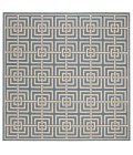 Safavieh Beach House BHS128 Blue / Creme 6'-7" X 6'-7" Square Area Rug