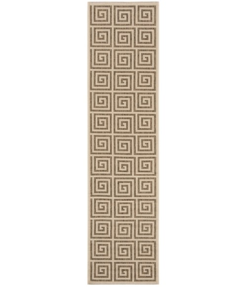 Safavieh Beach House BHS129 Beige / Cream 2'-2" X 6' Runner Area Rug