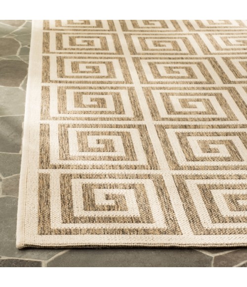Safavieh Beach House BHS129 Beige / Cream 2'-2" X 6' Runner Area Rug