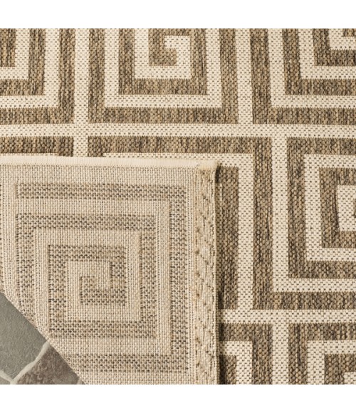 Safavieh Beach House BHS129 Beige / Cream 2'-2" X 6' Runner Area Rug