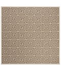 Safavieh Beach House BHS129 Beige / Cream 6'-7" X 6'-7" Square Area Rug