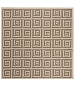 Safavieh Beach House BHS129 Beige / Cream 6'-7" X 6'-7" Square Area Rug