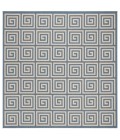 Safavieh Beach House BHS129 Cream / Blue 6'-7" X 6'-7" Square Area Rug