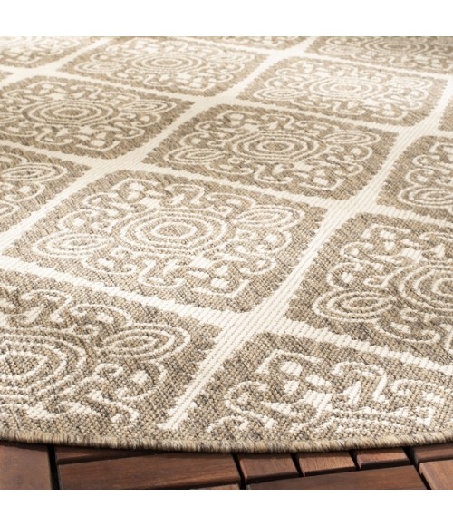 Safavieh Beach House BHS132 Cream / Beige 9' X 12' Rectangle Area Rug