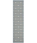 Safavieh Beach House BHS132 Cream / Blue 2'-2" X 6' Runner Area Rug
