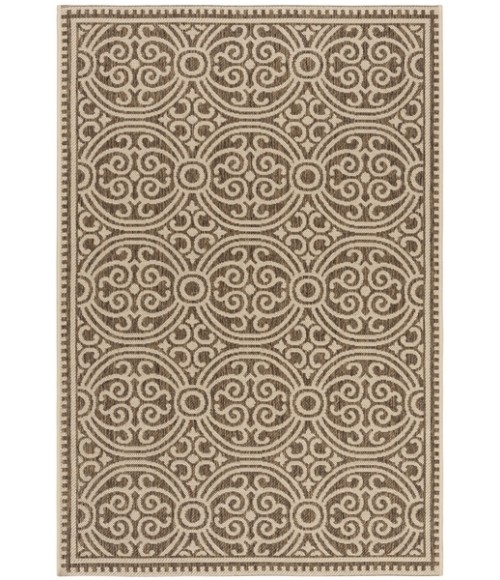 Safavieh Beach House BHS134 Cream / Beige 4' X 6' Rectangle Area Rug