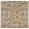 Safavieh Beach House BHS134 Cream / Beige 4' X 4' Square Area Rug