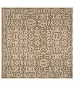 Safavieh Beach House BHS134 Cream / Beige 6'-7" X 6'-7" Square Area Rug