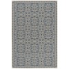 Safavieh Beach House BHS134 Cream / Blue 4' X 4' Square Area Rug