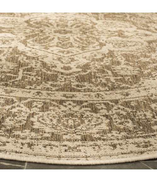 Safavieh Beach House BHS137 Beige / Cream 2'-2" X 6' Runner Area Rug