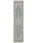 Safavieh Beach House BHS137 Blue / Creme 2'-2" X 6' Runner Area Rug