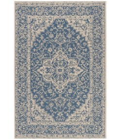 Safavieh Beach House BHS137 Blue / Creme 3' X 5' Rectangle Area Rug