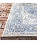 Safavieh Beach House BHS137 Blue / Creme 4' X 4' Square Area Rug