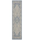 Safavieh Beach House BHS137 Cream / Blue 2'-2" X 10' Runner Area Rug